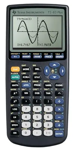 Texas Instruments TI-83 Plus Graphing Calculator in gray