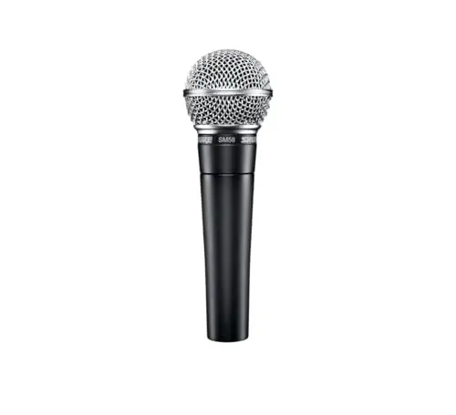 Shure SM58 dynamic vocal microphone with included XLR cable