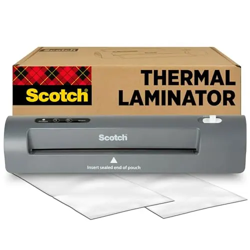 Multicolor Scotch TL901X thermal laminator machine