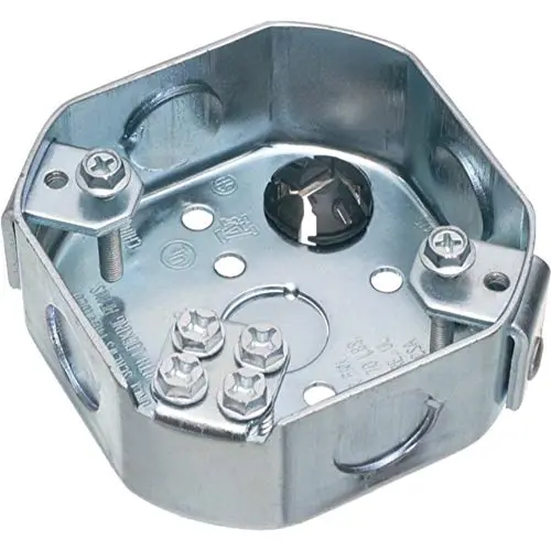 Arlington FBS415 steel ceiling fan and fixture mounting box