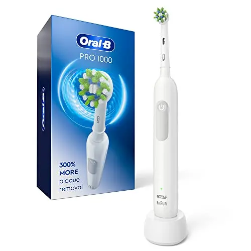 Oral-B Pro 1000 white rechargeable electric toothbrush