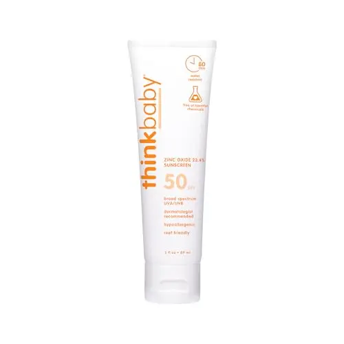 Thinkbaby Safe, Natural Mineral Sunscreen SPF 50+ tube