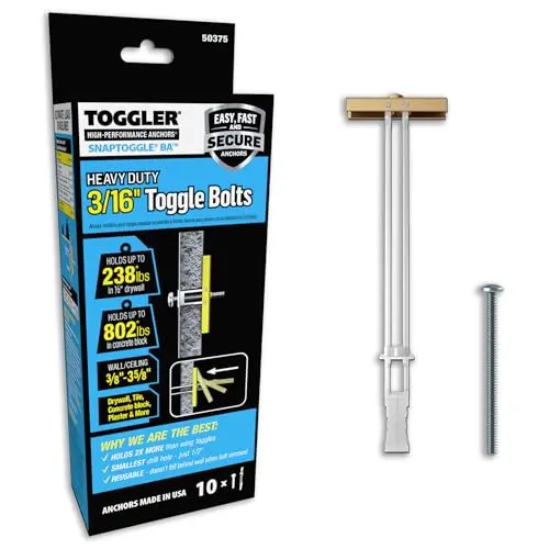 TOGGLER SNAPTOGGLE 3/16-24 zinc-plated toggle bolt anchor