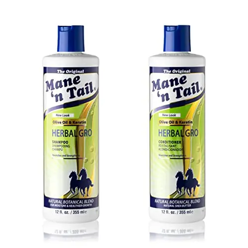 Mane 'n Tail Herbal Gro Shampoo and Conditioner bottles