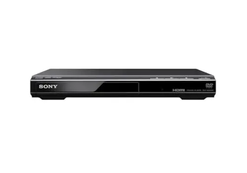 Sony DVPSR510H ultra-slim black DVD player with HDMI port