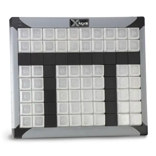 X-keys 60-key programmable keypad with individual backlighting for CAD software