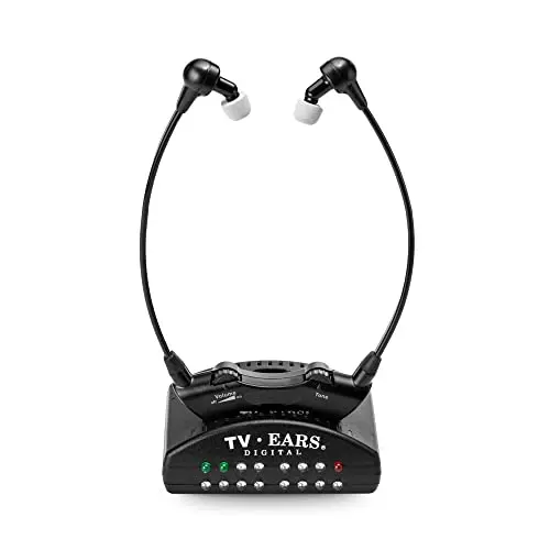 TV Ears digital wireless headset system with over-ear cups