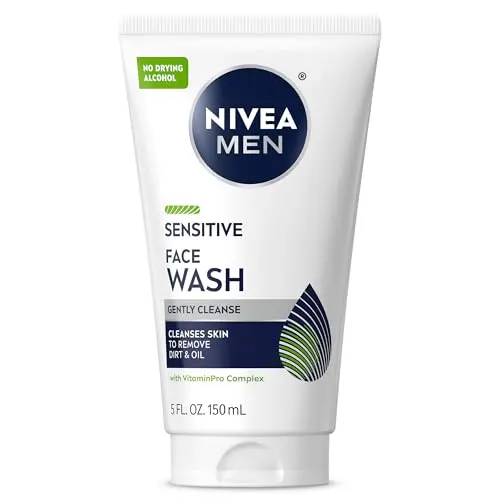 NIVEA MEN Sensitive Face Wash tube with Vitamin E