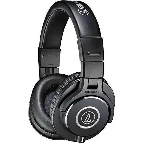 AUDIO-TECHNICA ATH-M40x professional studio monitor headphones with swiveling earcups