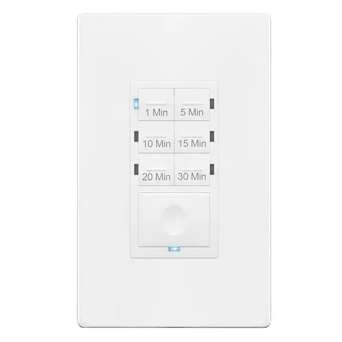 ENERLITES countdown timer switch for bathroom fans