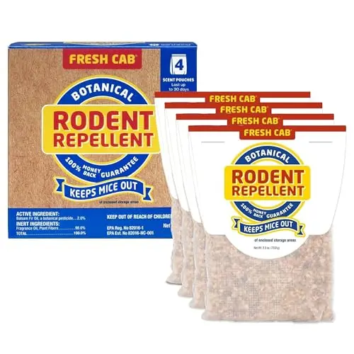 Fresh Cab rodent repellent pouches with balsam fir scent for RV pest control