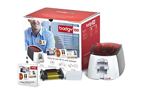 Badgy100 portable single-sided ID card printer