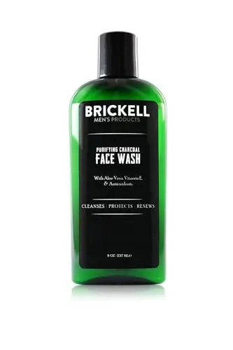 Brickell Purifying Charcoal Face Wash bottle