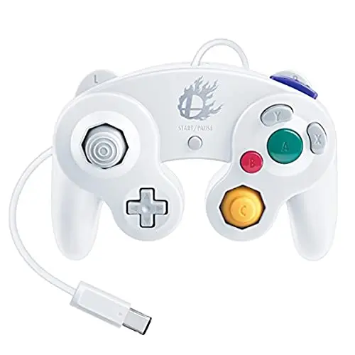 Nintendo Super Smash Bros White Classic Gamecube Controller