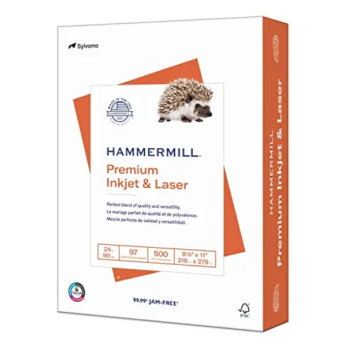 Hammermill Premium 24lb white printer paper ream