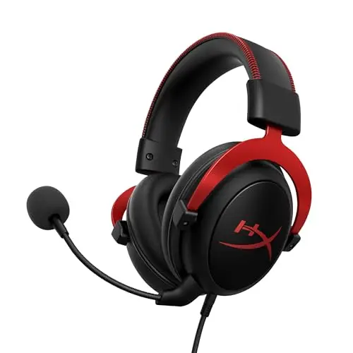 HyperX Cloud II gaming headset in red