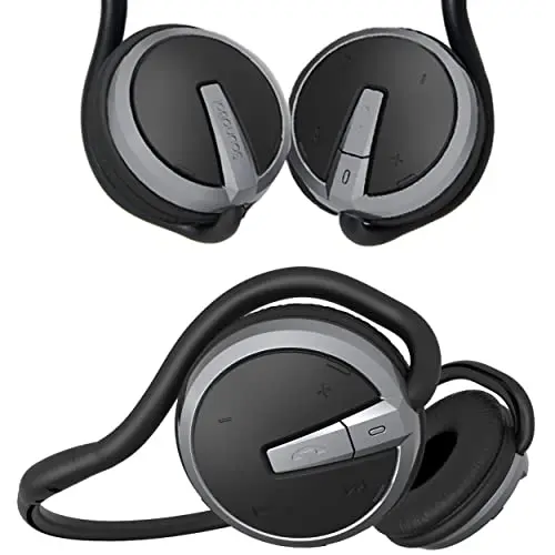 Soundbot SB221 black behind-the-neck wireless headphones