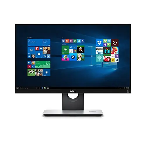 Dell 23-inch monitor with integrated wireless charging stand