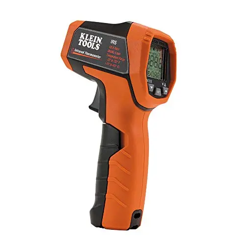 Klein Tools IR5 orange dual laser infrared thermometer