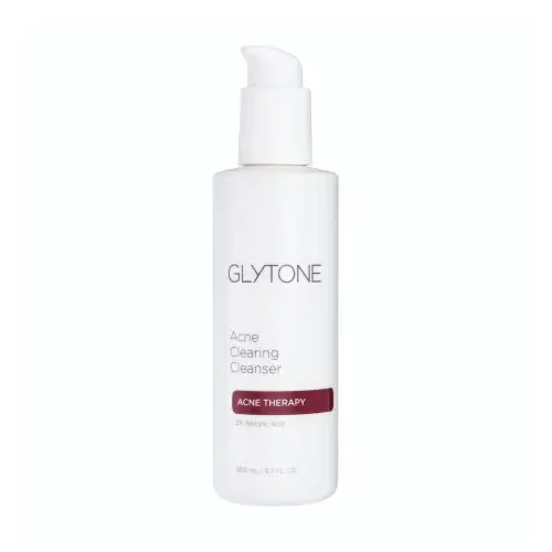 Glytone Acne Clearing Cleanser bottle with pump