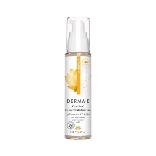 Derma E Vitamin C Serum in a glass bottle with dropper