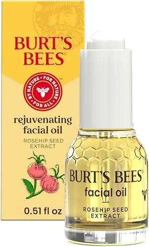 Burt's Bees Gua Sha Face Oil with rosehip seed extract