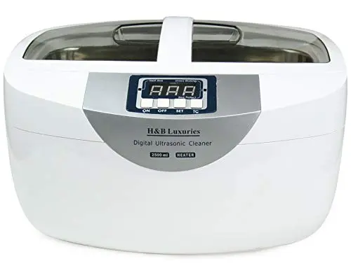 E-FORTUNE industrial grade 2.5 liter ultrasonic cleaner with digital display.
