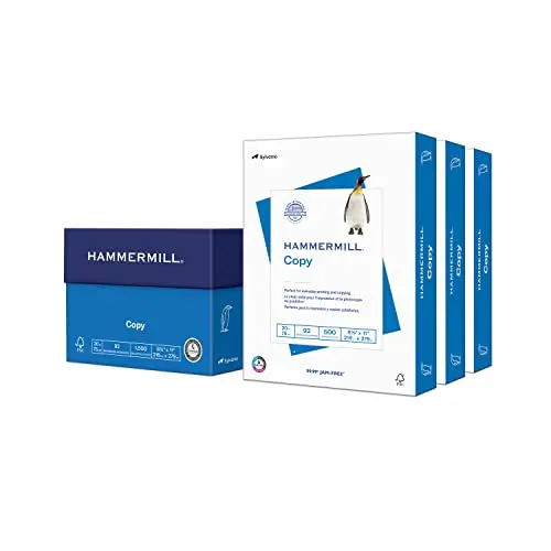 Hammermill 20lb copy paper 3-ream case