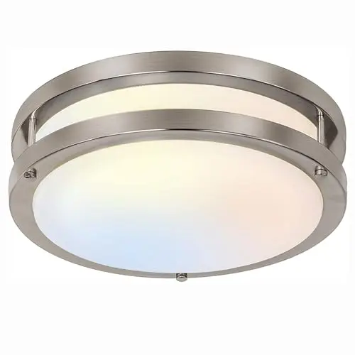 HYKOLITY 13-inch flush mount LED ceiling light fixture with adjustable color temperature