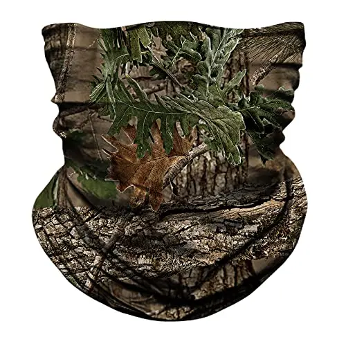 JOEYOUNG 3D pattern neck gaiter and face mask for sun protection