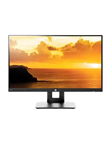 HP 23.8-inch IPS monitor rotated into portrait mode