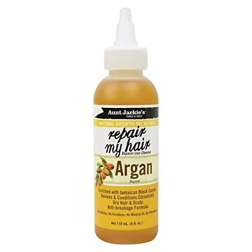 Aunt Jackie's Repair My Hair Argan Natural Growth Oil Blends bottle