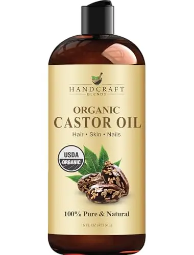 Handcraft Blends 100% Pure and Natural Organic Castor Oil bottle