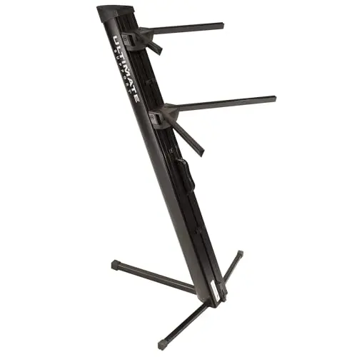 Ultimate Support Apex series black professional keyboard stand
