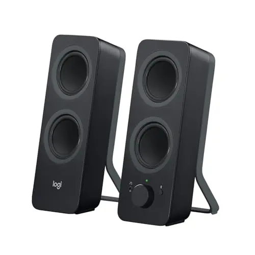 Logitech Z207 2.0 stereo computer speakers with Bluetooth
