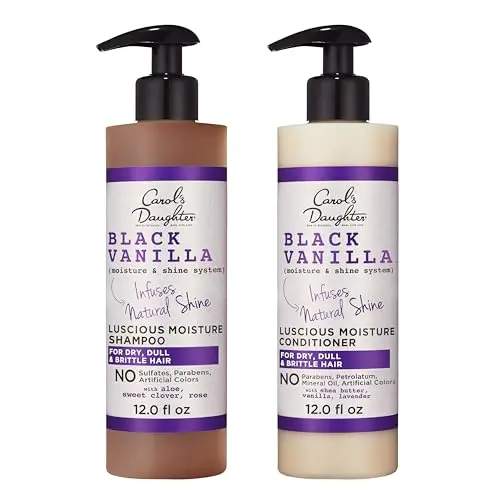 Carol's Daughter Black Vanilla Shampoo and Conditioner Set