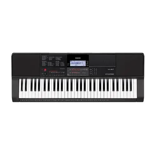 Casio CT-X700 portable keyboard with backlit LCD display