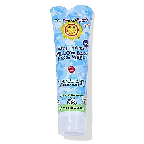 California Kids Gentle Exfoliating Face Wash tube