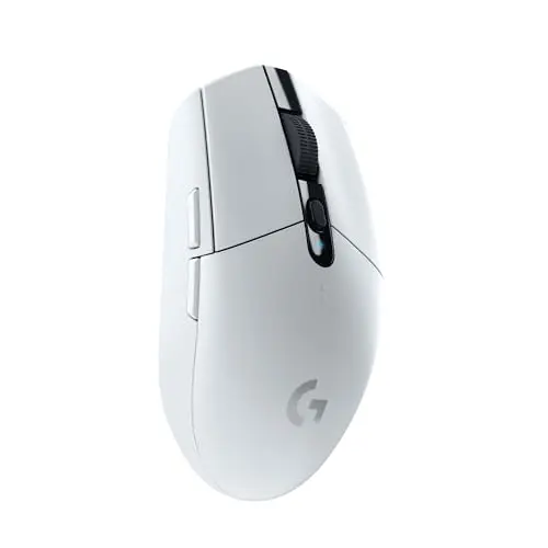 Logitech G305 Lightspeed wireless gaming mouse in white
