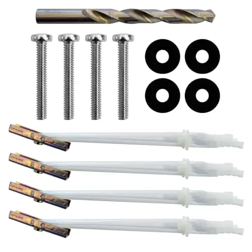 ECHOGEAR steel stud TV mounting kit with snaptoggle anchors
