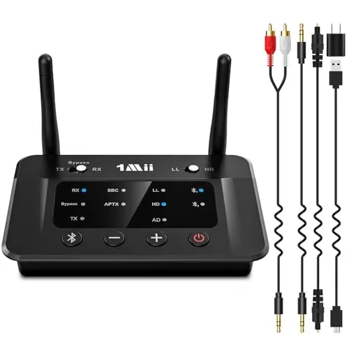1Mii B03 Bluetooth 5.3 Transmitter and Receiver with multiple ports