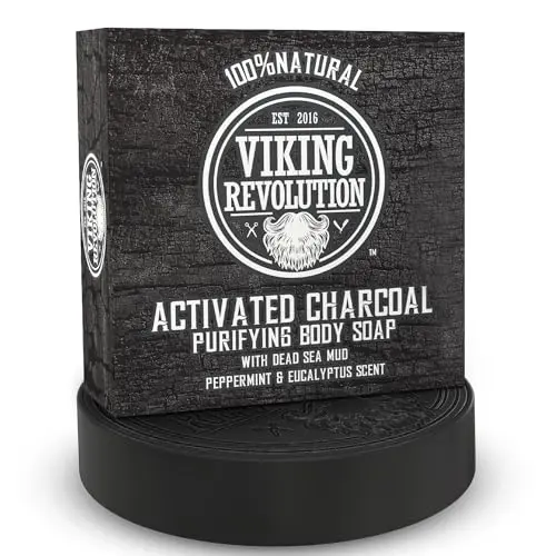 Viking Revolution Activated Charcoal Soap bar