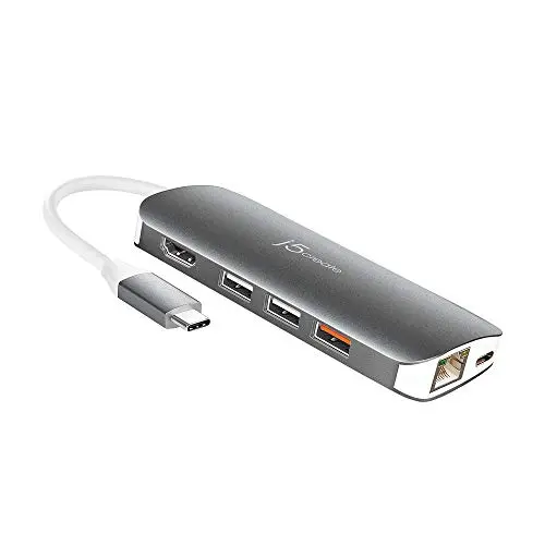 j5create 10-in-1 USB C hub docking station with HDMI and VGA