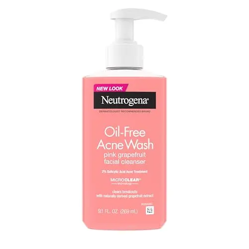 Neutrogena Oil-Free Acne Wash Pink Grapefruit bottle