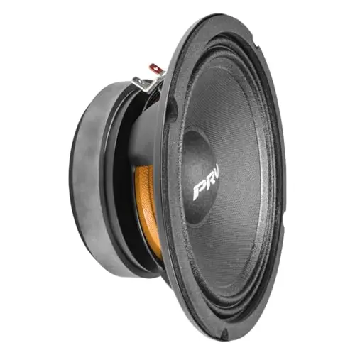 PRV AUDIO 6.5-inch midbass speaker with 200W power handling and natural paper cone