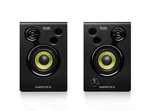 Hercules DJMonitor 32 pair of compact active desktop monitor speakers