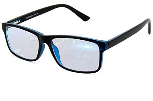 BLUE CUT Blue Light Blocking Glasses showing stylish frame and clear lens