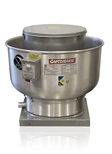 CAPTIVE-AIRE industrial aluminum upblast exhaust fan for restaurant hood
