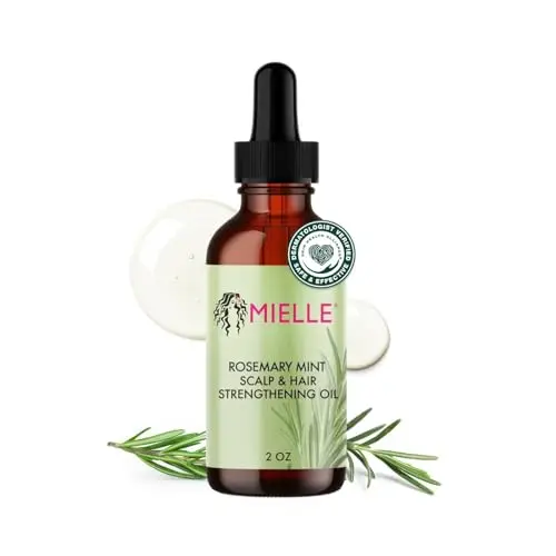 MIELLE ORGANICS Rosemary Mint Scalp and Hair Strengthening Oil bottle