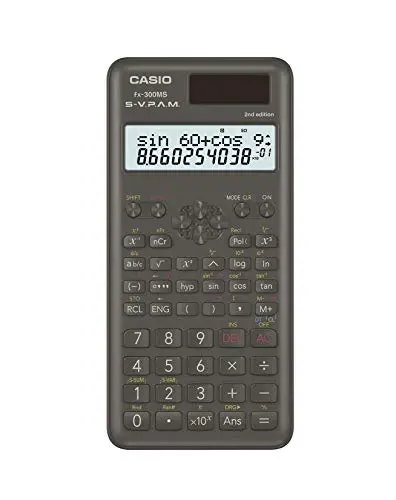 Casio fx-300MS Plus 2nd Edition scientific calculator with its hard case
